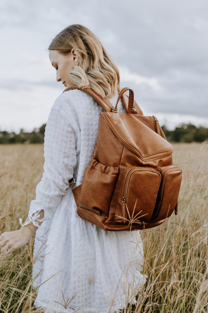 OiOi Nappy Backpack - Tan