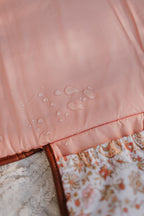 Change Clutch - Peach Paisley/Tan