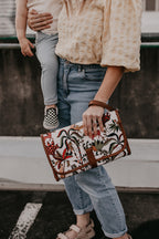Change Clutch - Jungle Cream/Tan