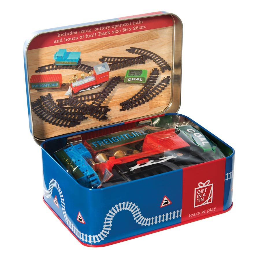 Train Set in a Tin