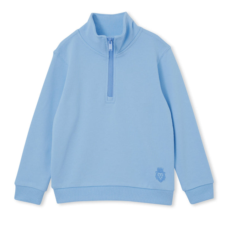 Milky Zip Jumper - Bluebell