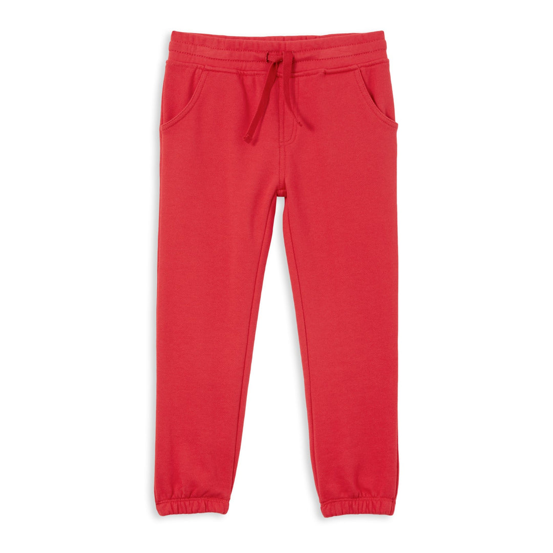 Milky Track Pant - Red Fleece