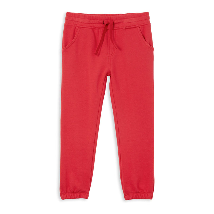 Milky Track Pant - Red Fleece