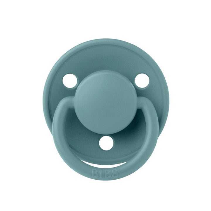 BIBS De Lux Silicone Pacifier 2 Pack - Nordic Mint/Island Sea