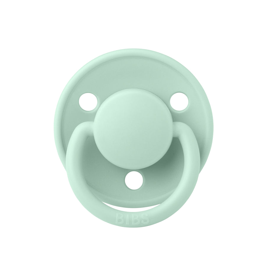 BIBS De Lux Silicone Pacifier 2 Pack - Nordic Mint/Island Sea