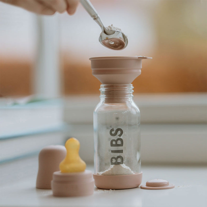 Glass Bottle Set 110ml - Ivory