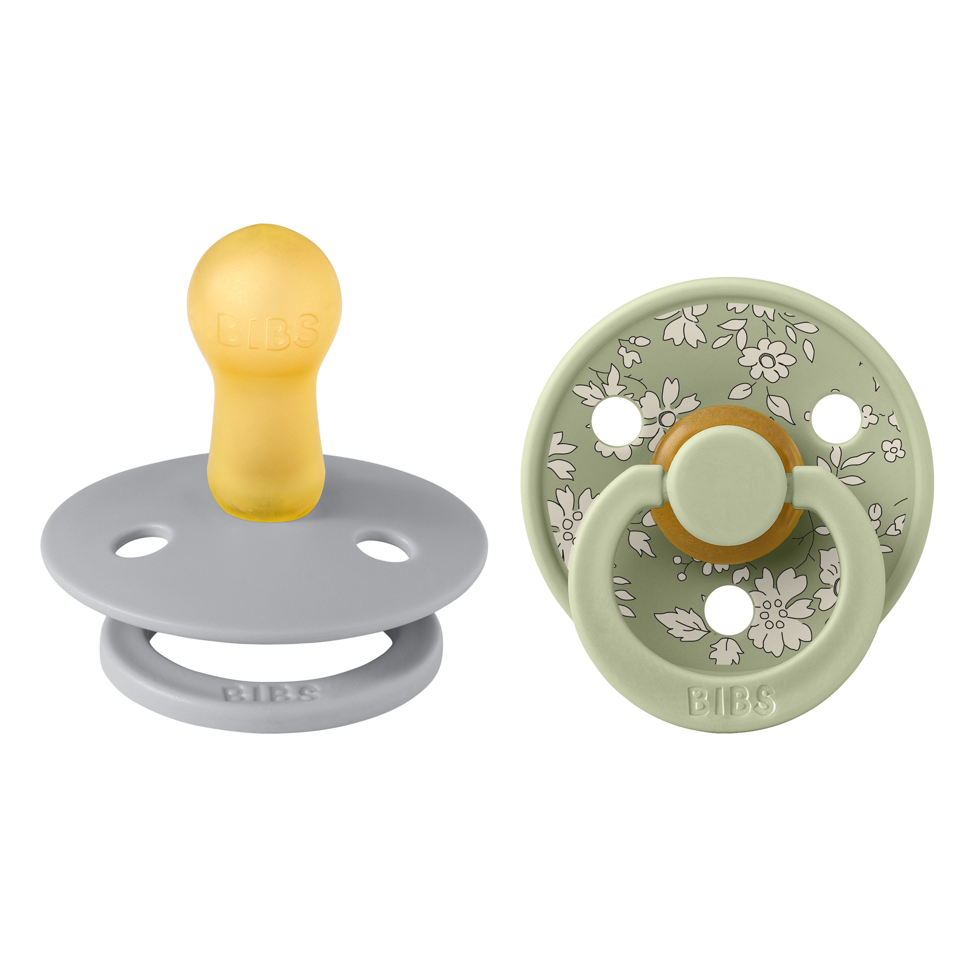 Liberty Colour Pacifier 2 Pack - Capel Sage/Cloud