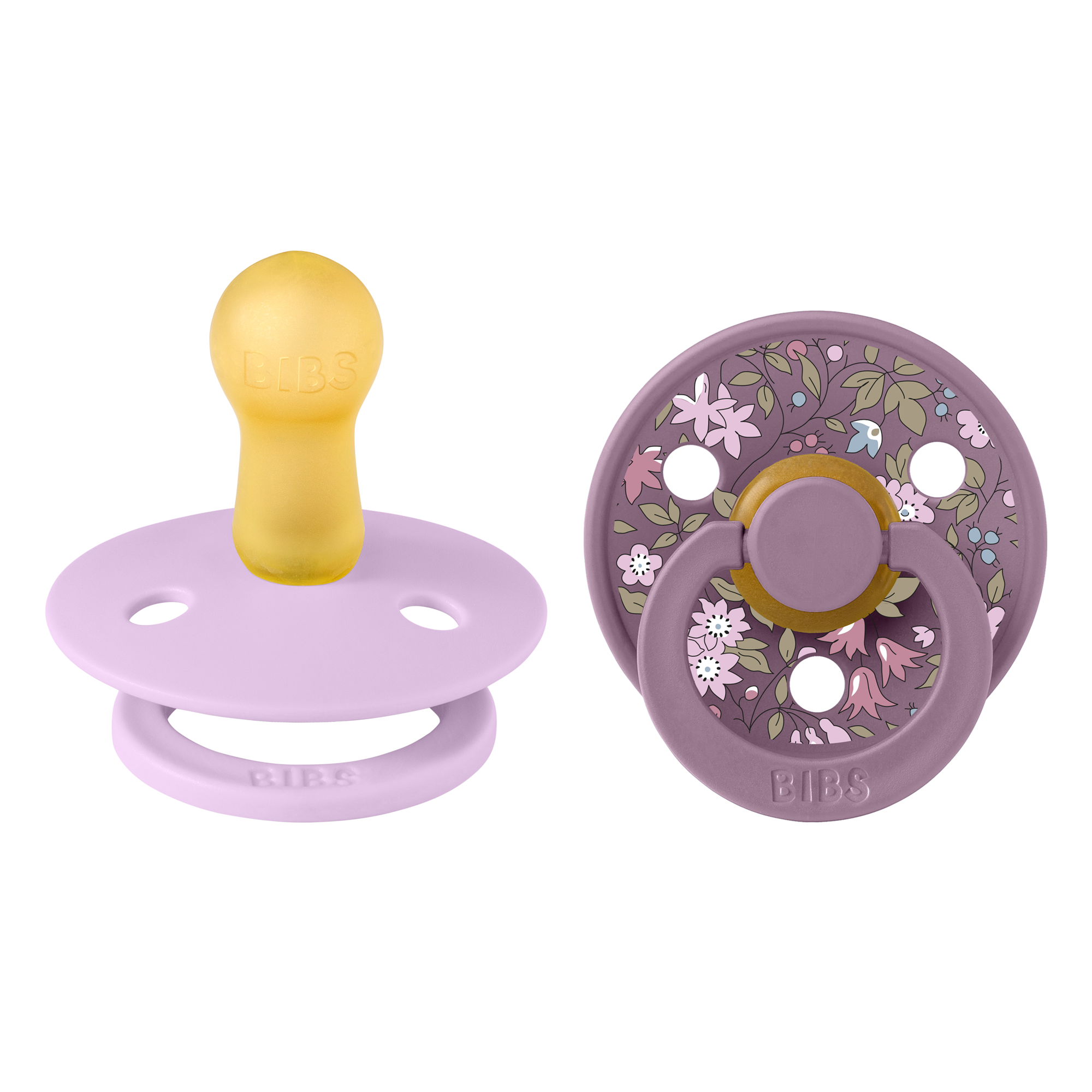 Liberty Colour Pacifier 2 Pack - Chamomile Lawn Violet Sky/Mauve