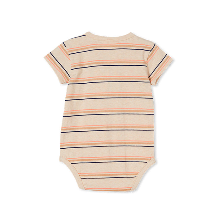 Milky Natural Stripe Bubbysuit - Natural