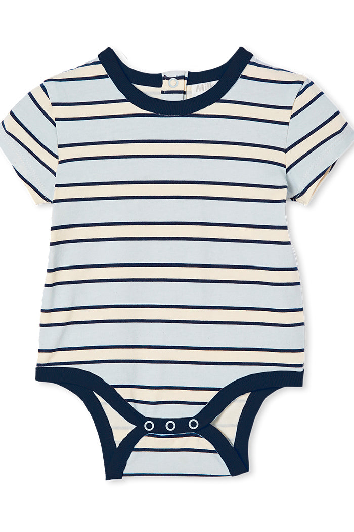 Milky Baby Blue Stripe Bubbysuit