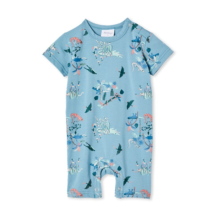 Milky Baby Rainforest Romper