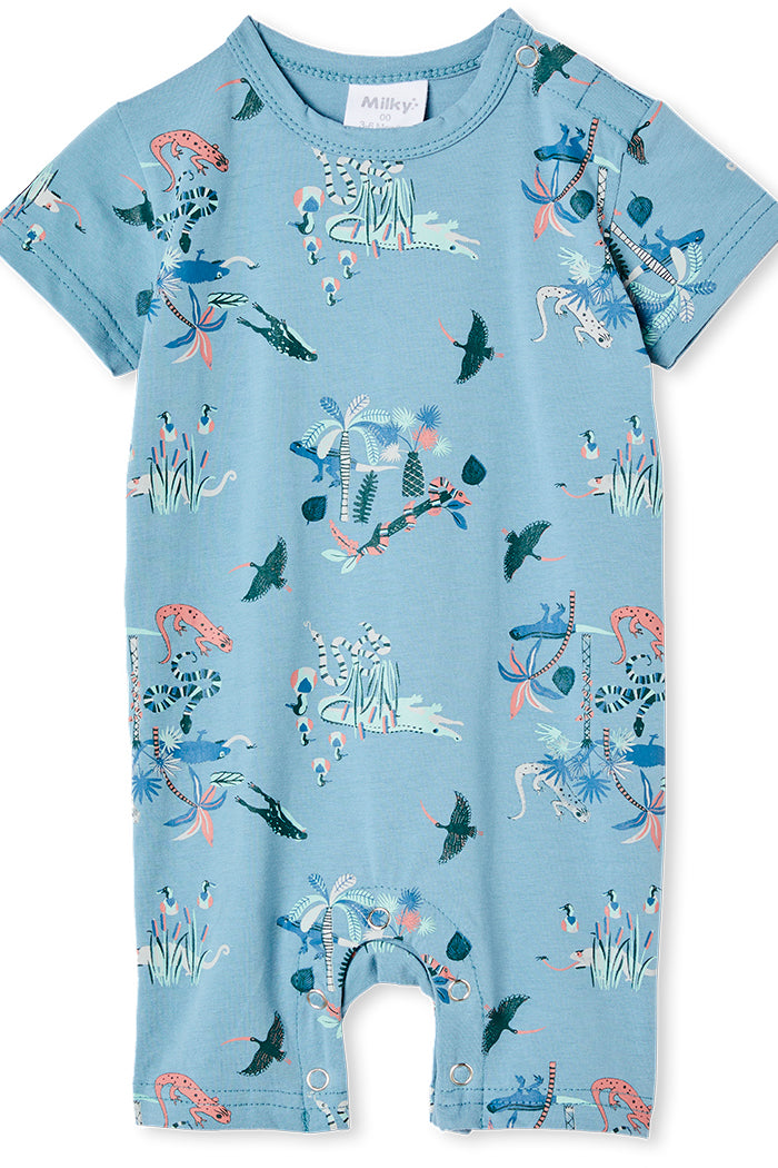 Milky Baby Rainforest Romper