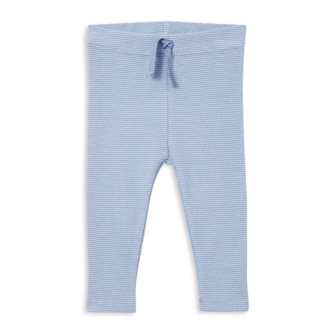 Milky Rib Baby Pant - Blue Marle