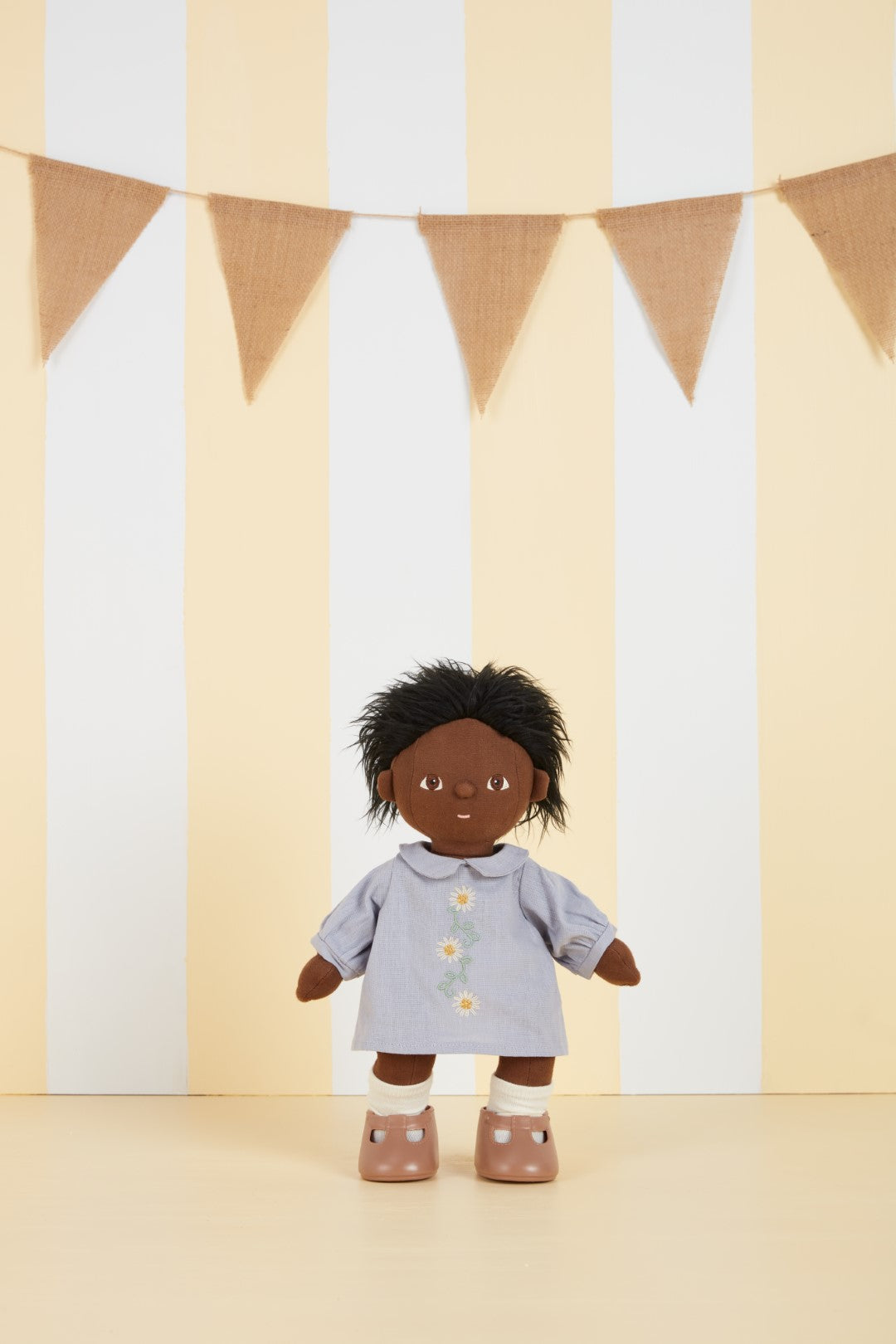 Dinkum Doll Daisy Dress - Cornflower Blue