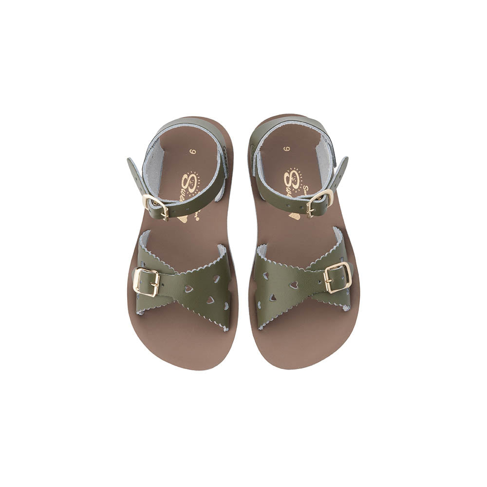 Saltwater Sandals Sun San Sweetheart - Olive