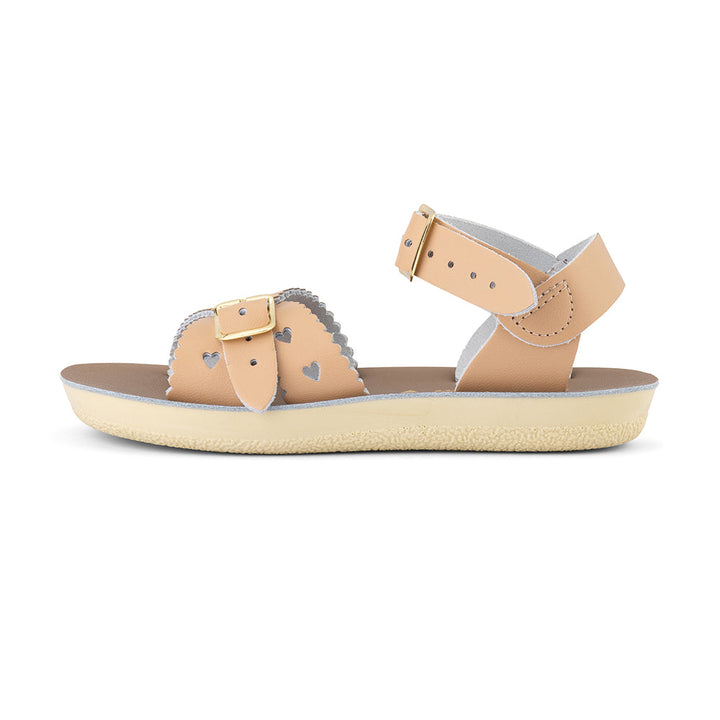 Saltwater Sandals Sun San Sweetheart - Latte