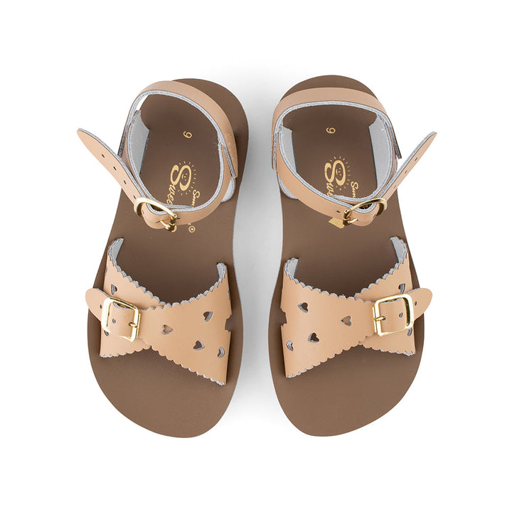 Saltwater Sandals Sun San Sweetheart - Latte