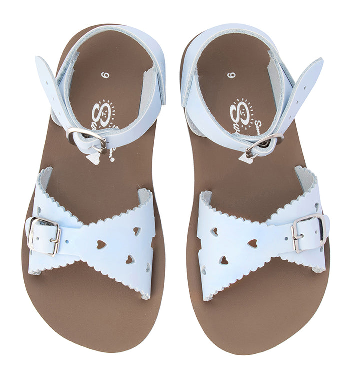 Saltwater Sandals Sun San Sweetheart - Light Blue
