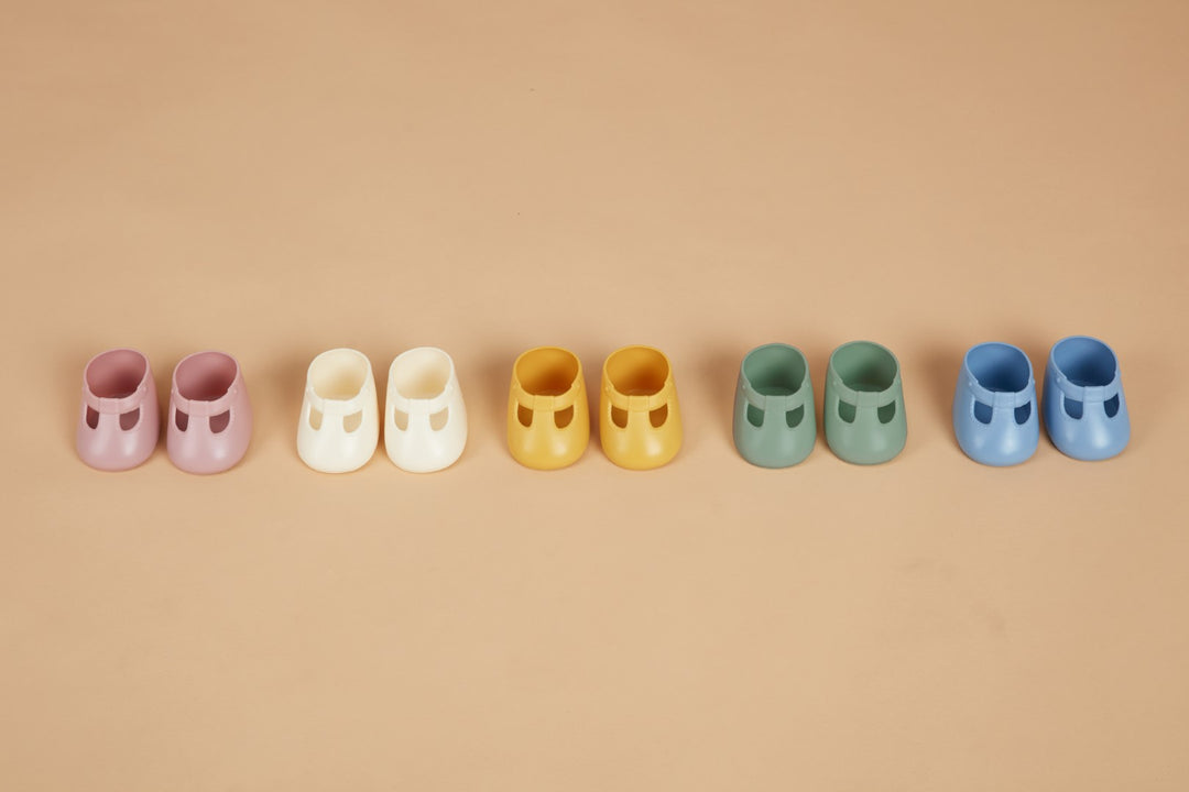 Olli Ella Dinkum Doll Shoes - Mallow Pink