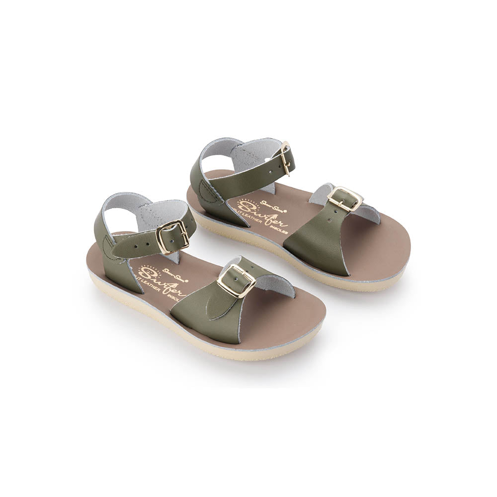 Saltwater Sandals Sun San Surfer - Olive