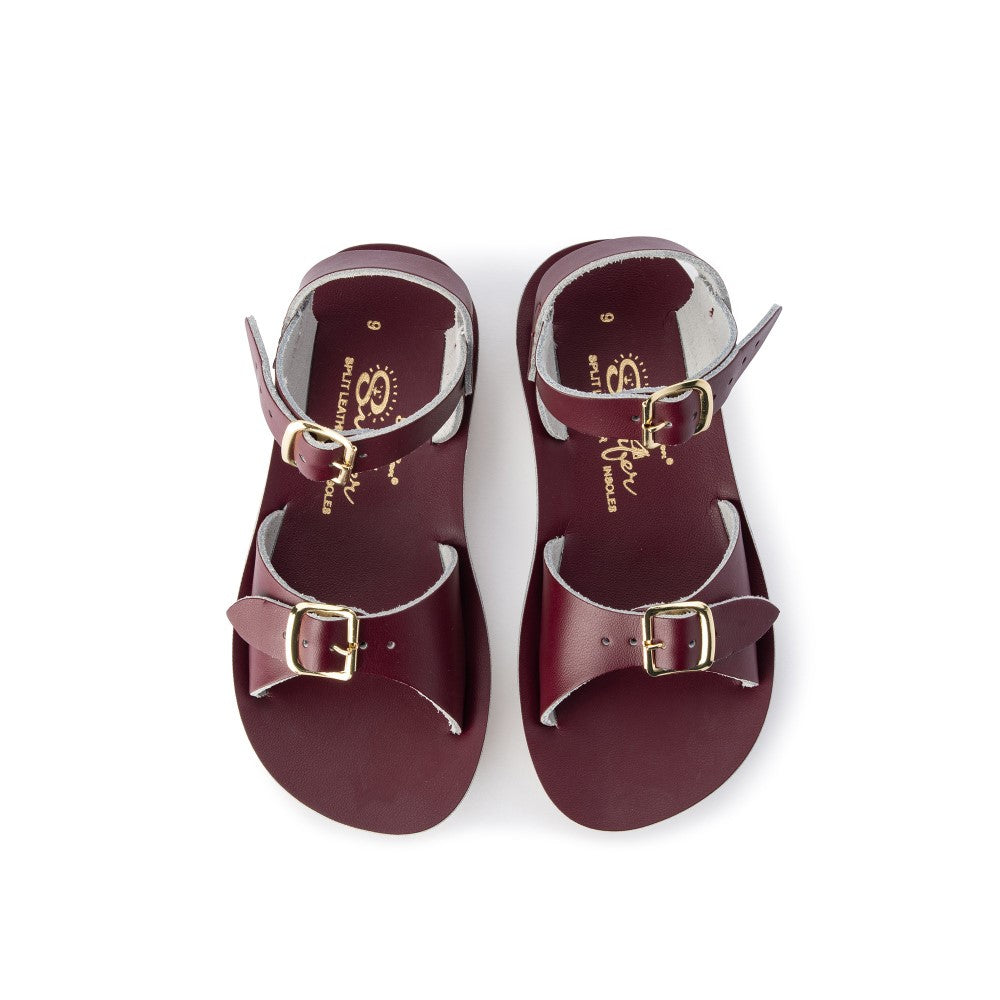 Saltwater Sandals Sun San Surfer - Claret