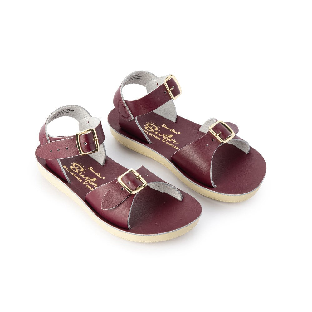 Saltwater Sandals Sun San Surfer - Claret