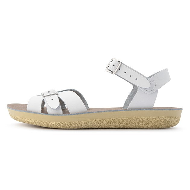 Saltwater Sandals Adults Sun San Boardwalk - White