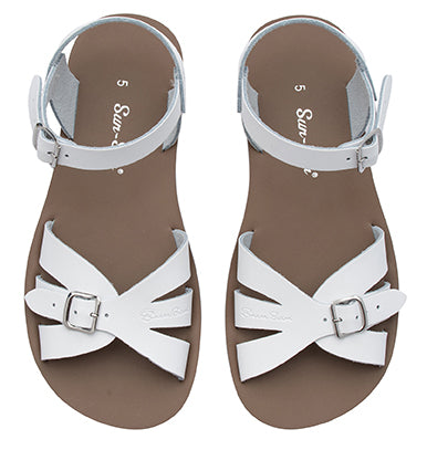 Saltwater Sandals Adults Sun San Boardwalk - White