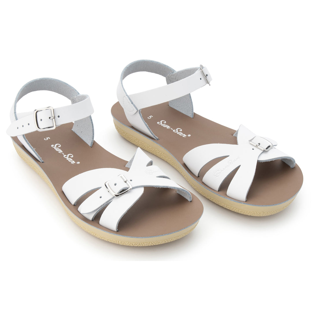 Saltwater Sandals Adults Sun San Boardwalk - White
