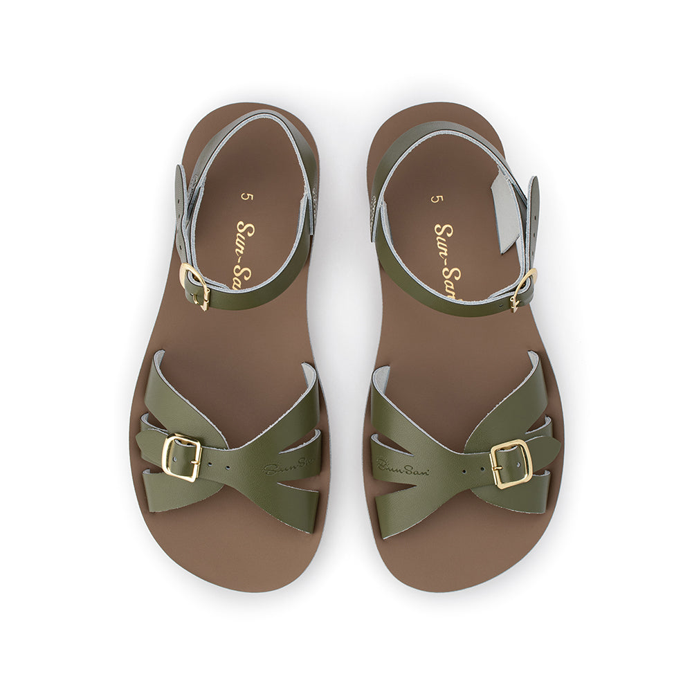 Saltwater Sandals Adults Sun San Boardwalk - Olive
