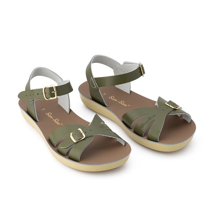 Saltwater Sandals Adults Sun San Boardwalk - Olive