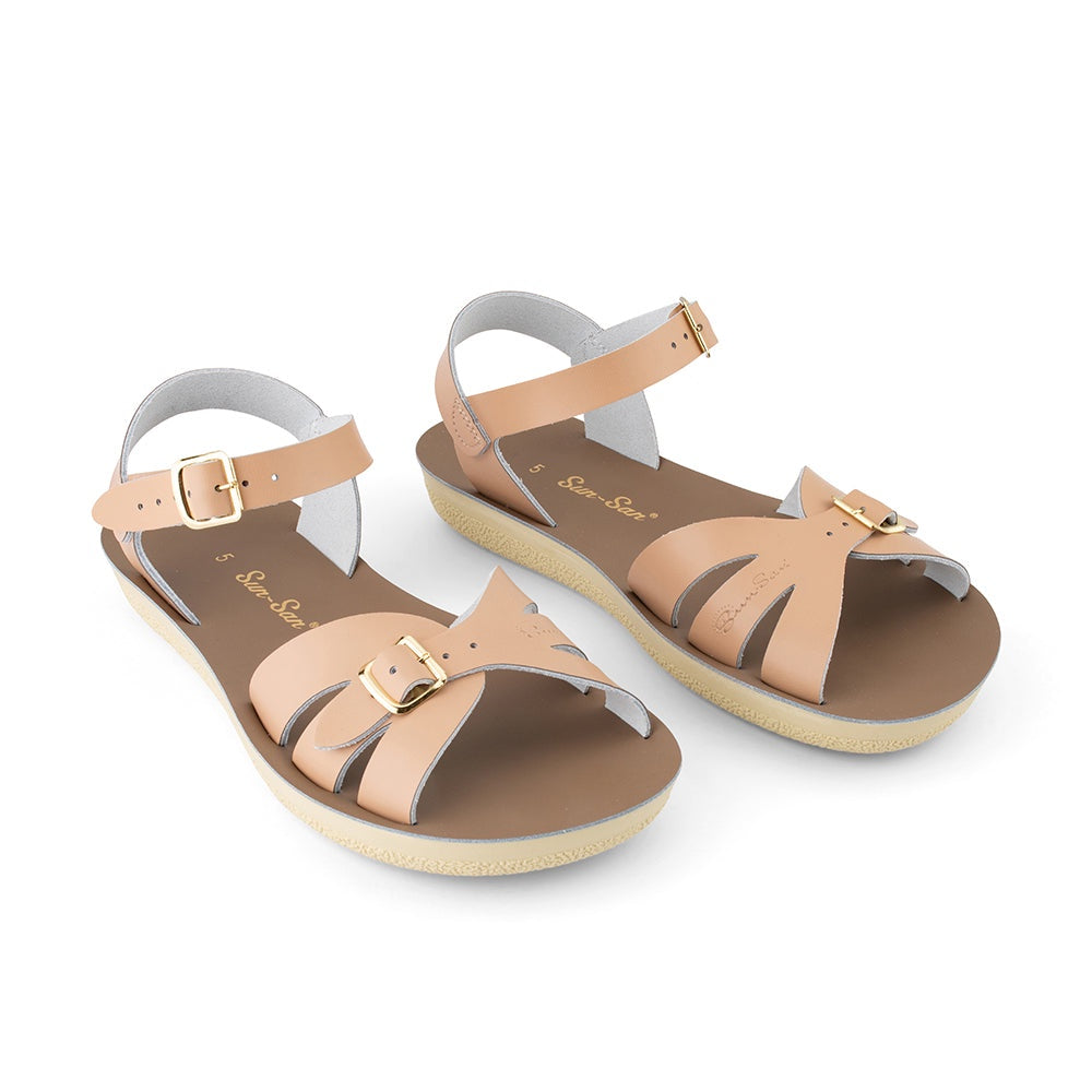 Saltwater Sandals Adults Sun San Boardwalk - Latte