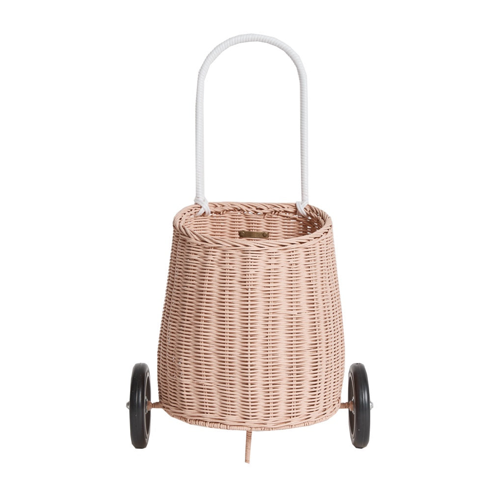 Rattan Luggy Basket - Rose