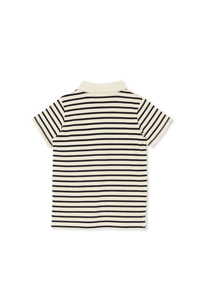 Milky Stripe Polo