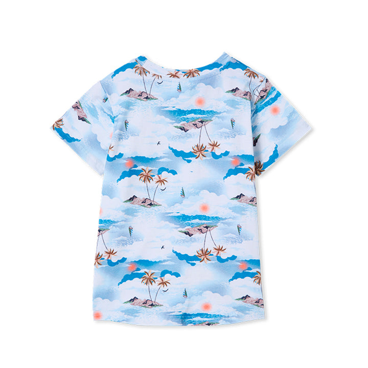 Milky Baby Island Tee - Baby Blue