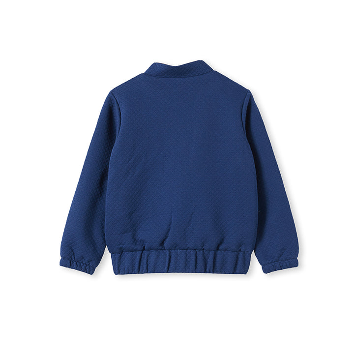 Milky Quilted Bomber - Imperial Blue