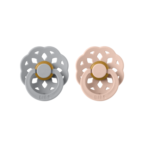 Boheme Pacifier 2 Pack - Cloud/Blush