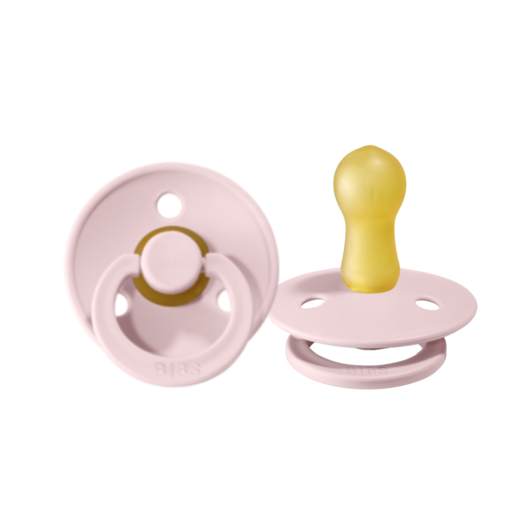 BIBS Colour Pacifier 2 Pack - Blossom
