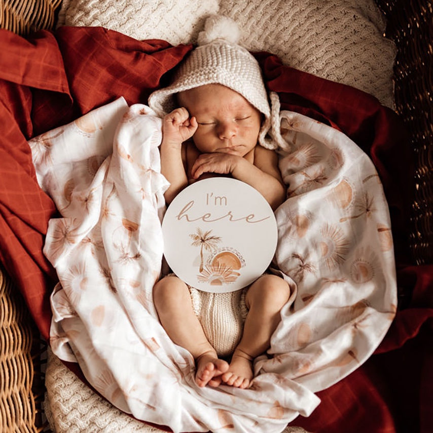 Snuggle Hunny Organic Cotton Muslin Wrap - Paradise