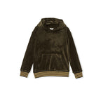 Milky Baby Velour Tipping Hood