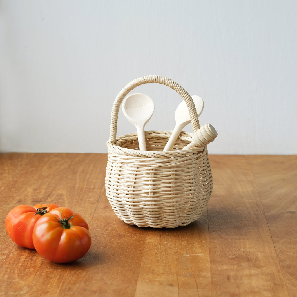 Rattan Big Berry Basket - Straw