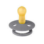 Pacifier 2 Pack - Round - Latex - Smoke