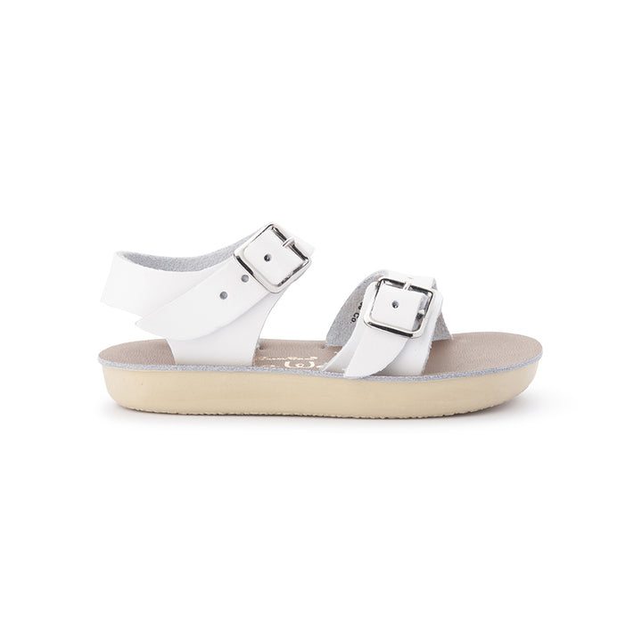 Saltwater Sandals Sun San Sea Wee - White