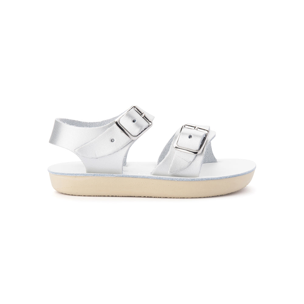 Saltwater Sandals Sun San Sea Wee - Silver