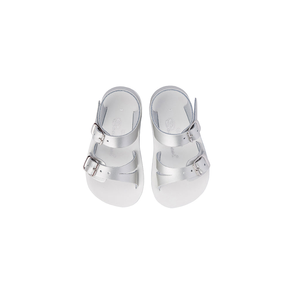 Saltwater Sandals Sun San Sea Wee - Silver