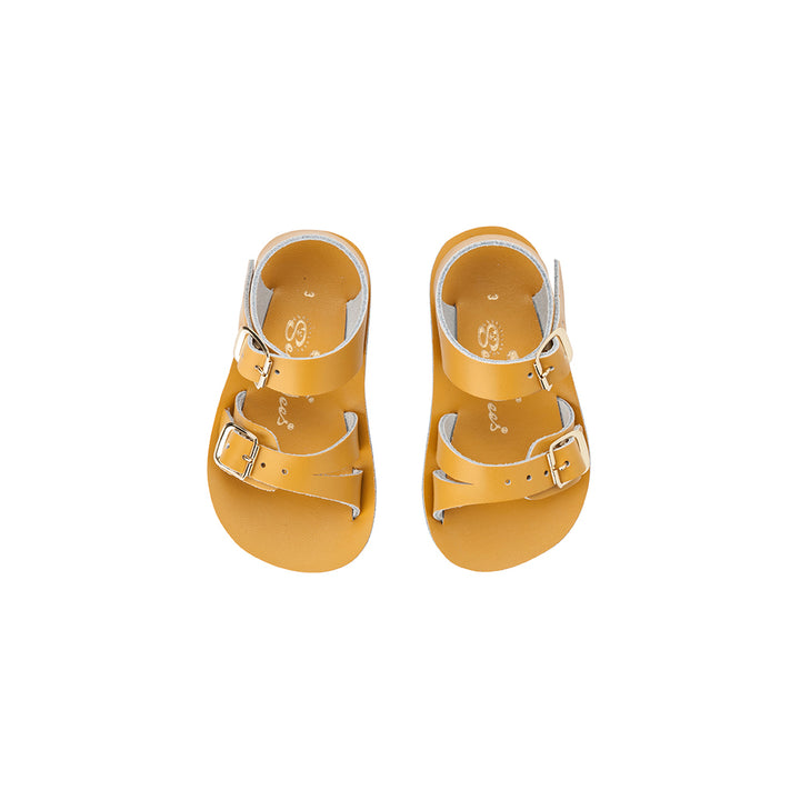 Saltwater Sandals Sun San Sea Wee - Mustard