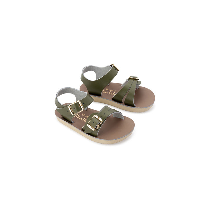 Saltwater Sandals Sun San Sea Wee - Olive