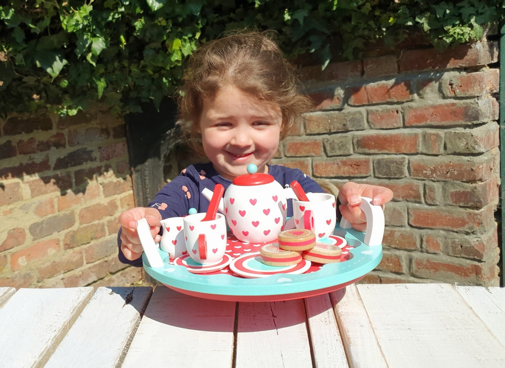 Indigo Jamm - Hearts Tea Set