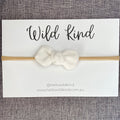 Ida Small Cord Bow - Milk