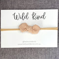 Ida Small Cord Bow - Oatmeal